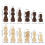 32Pcs Wooden International Chess Pieces Replacement Set 2