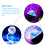2 Pezzi Mini Luce Disco USB LED Con Cambio 8