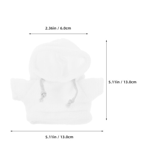 2 Mini Con Cappuccio Per Animali E Peluche 1