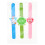 3 Pezzi Orologi In Silicone Cartone Per 9