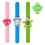 3 Pezzi Orologi In Silicone Cartone Per 10