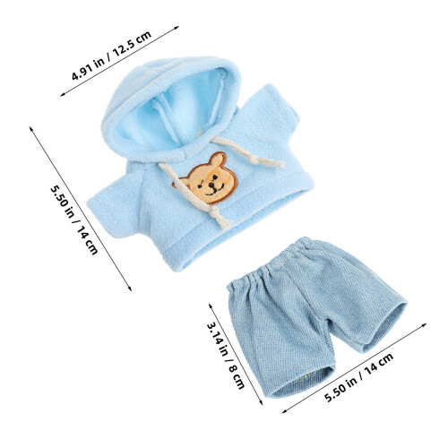 Set Per Peluche Con E Jeans 20 Cm 1