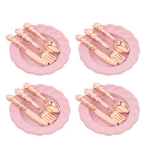 4 Set Miniatura Per Casa Delle Con