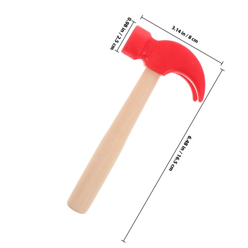 2 Martello Legno Bambini Costruzione 1