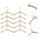 10 Appendiabiti In Legno Per Bjd, 7,5 Cm 5