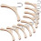 10 Appendiabiti In Legno Per Bjd, 7,5 Cm 8