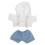Set Con Cappuccio E Pantaloni Per 20 Cm 1