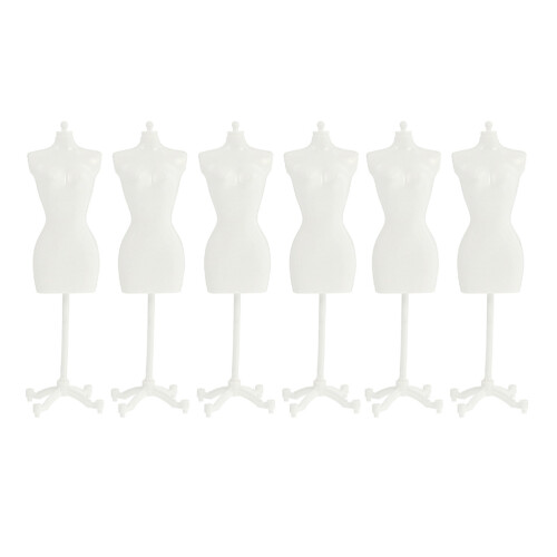 6 Supporti Per , Mini Manichini Da