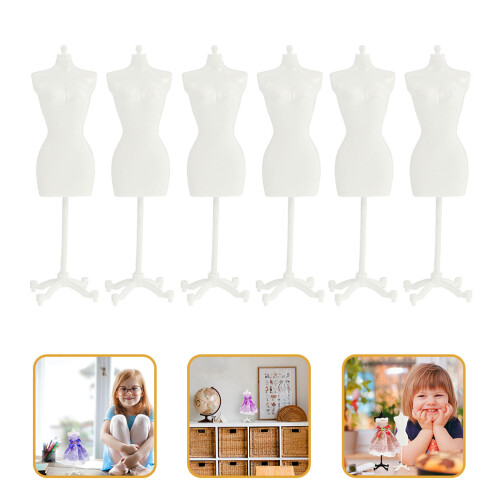 6 Supporti Per , Mini Manichini Da 1