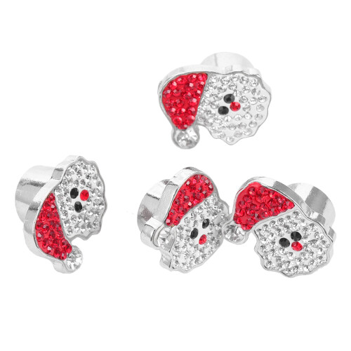 4 Pezzi Xmas Natale Antipolvere Auto