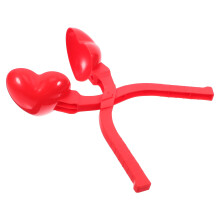 A Forma Cuore Per Palline Ghiaccio Neve Con Bambini