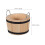 5 Secchiello Miniatura in Legno per Decorazione Cucina 2