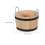 5 Secchiello Miniatura in Legno per Decorazione Cucina 3