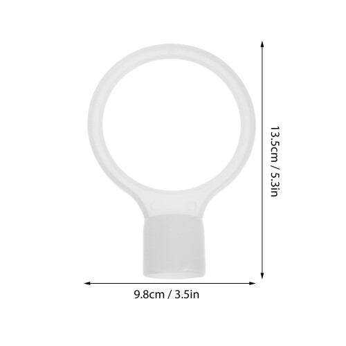 6Pz Connettori Per Coni in PVC Bianchi Per 1