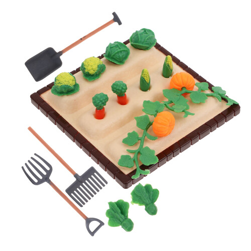 Set Mini Paesaggio Campo Verdure Con 1