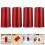 Tappi Termoretraibili Rosso in PVC Per Vino E 10
