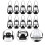 10 Mini A Cherosene Retro Per Cucina Decorazioni 6