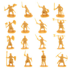 200 Stuks Speelgoed Soldaten: Mini Middeleeuwse Plastic Leger Spelset