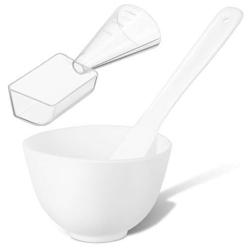 Set Ciotola Per Maschera Con Spatola E In Silicone