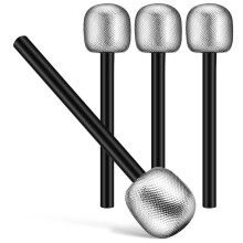 4 Pezzi Microfono Prop Per Cantare Per Feste