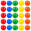 100 Palline Da Lotto 3,2 Cm Colorate Per E 11
