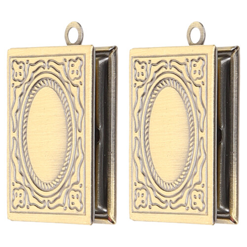 2 Pezzi Vintage Foto A Per Collana