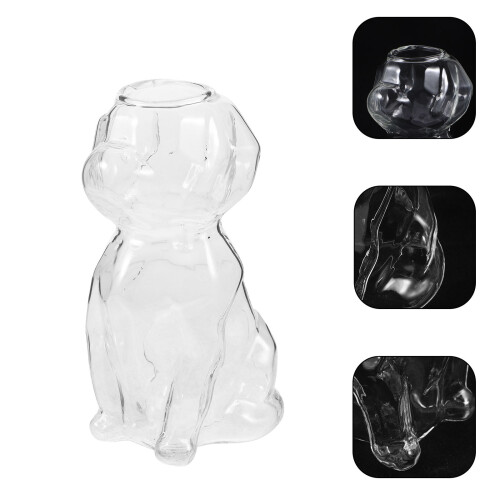 Bicchiere A Forma Cane Trasparente Per Whisky Cocktail 1