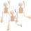 3 In Legno Bianco Grezzo Da Per Bambini 6