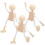 3 In Legno Bianco Grezzo Da Per Bambini 5