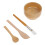 Set Strumenti In Legno Per Maschere Con Ciotola E Applicatore 1