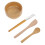 Set Strumenti In Legno Per Maschere Con Ciotola E Applicatore 5