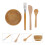 Set Strumenti In Legno Per Maschere Con Ciotola E Applicatore 4