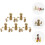 6 Pezzi Legno Con Braccia E Gambe Per Decorazione 4