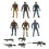 Dell'esercito 6 Figure Articolate Mini 11