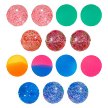 25 Kleurrijke Gemengde Elastische Bouncy Balls Voor Kinderfeestje