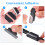 12 Pezzi Portapenne Scrivania In Silicone Con Clip 9