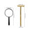 1 Set Kinderarcheologie : , , Borstel, Vergrootglas 2