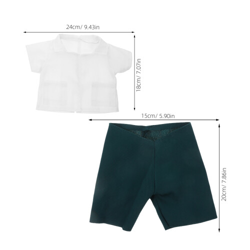 Bear Vestiti Da Dottore Set Camicia E Pantaloni Per Peluche 25 Cm 1