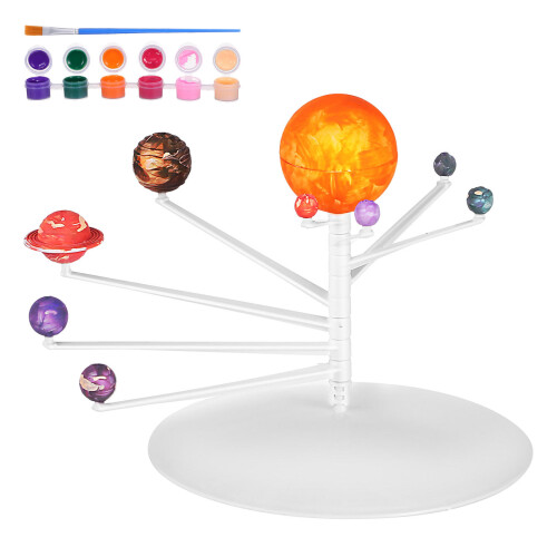 1 Set Zonnestelsel Modelbouwpakket Planeetmodel