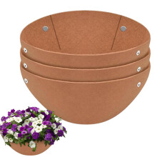Planter Liner Garden Felt Plant Pot Filler Round Basket Liners Set Of 3 12 Inch Drainage Insert For Indoor Outdoor Pots
