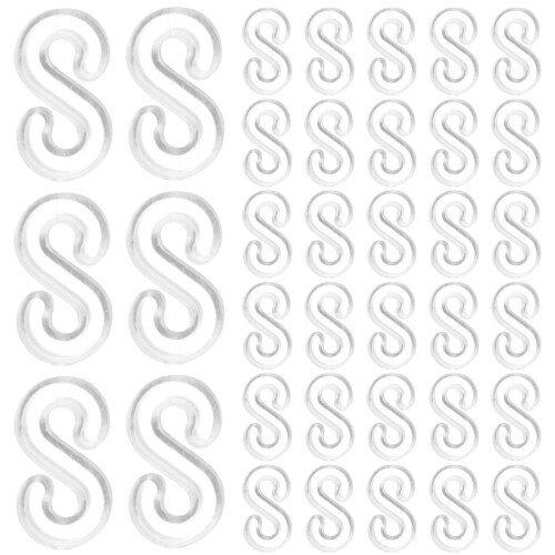 500 Pezzi Clip S Per Elastici Braccialetti Ganci Chiusura 2