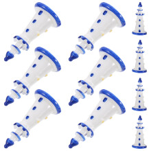 10 Sztuk Miniatury Lataren Morskich Z żywicy Do Mikro-Krajobrazu