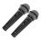 2 Unidades Microfones Simulados Brinquedo Preto 10