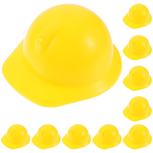 10 St Mini Bouwhelm Realistisch Poppenhelm Decor Hoed