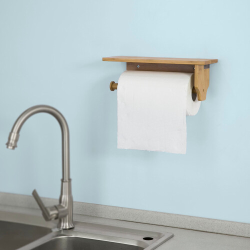 SoBuy Portarotoli in Bambù per Bagno 1