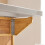 SoBuy Desserte Cuisine Bambou Roulettes Extensible 7