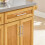 SoBuy Desserte Cuisine Bambou Roulettes Extensible 9