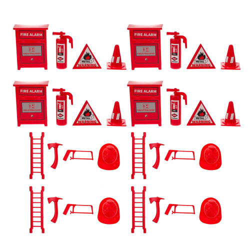 4 Sets Kinder Spielzeug Lehrmodell Mini Feuerleiter