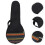1Pc Four Strings Banjo Container Black Cotton Padded Portable Bag 6