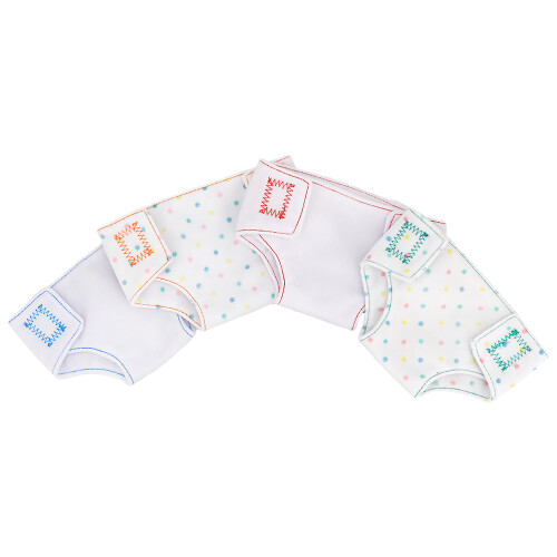 4 Pz Pannolini Per 18 Pollici Bambino